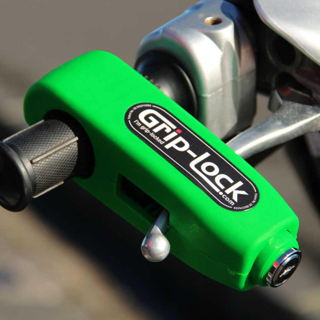 Grip Lock Handlebar Lock - Green